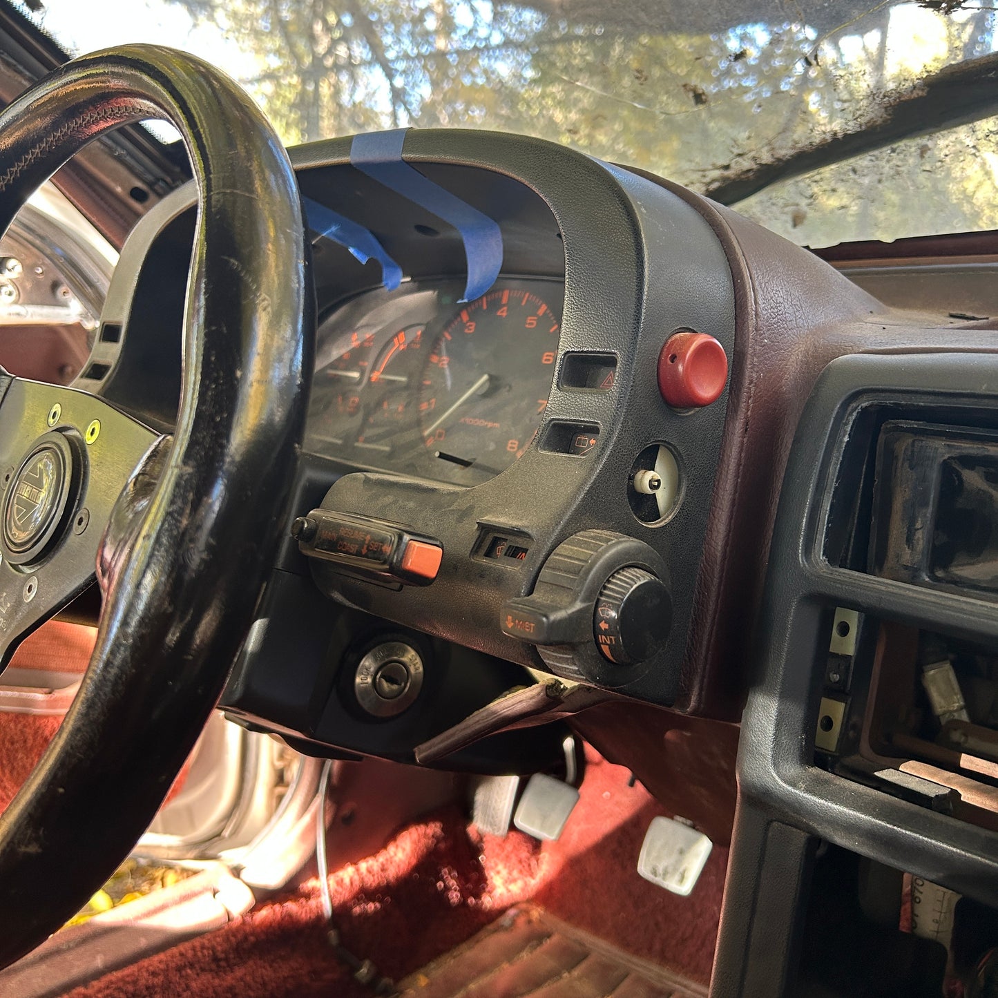 Mazda RX7 FC Steering Column Cover Set