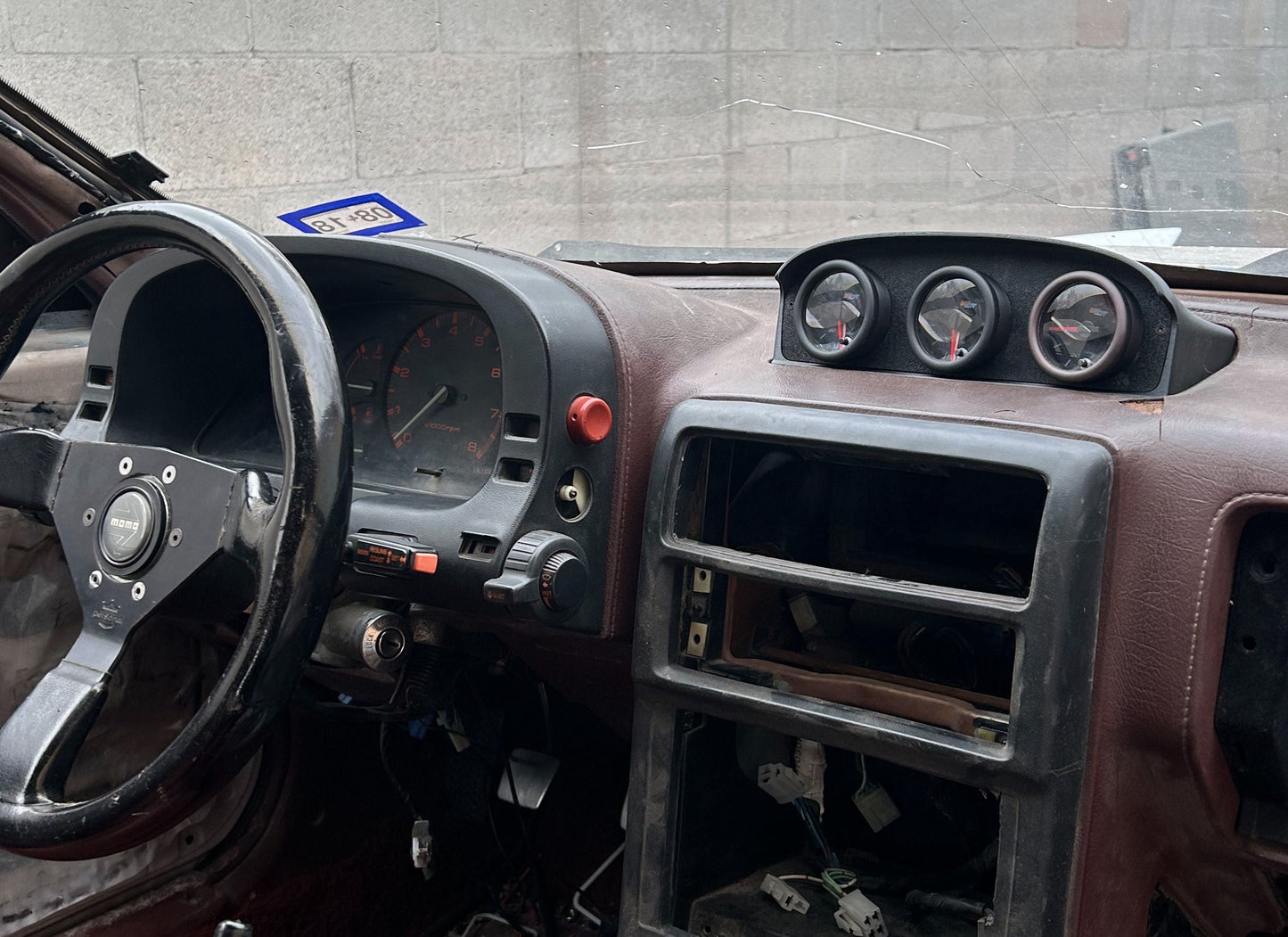 Mazda RX7 FC Warning Light Gauge Pods