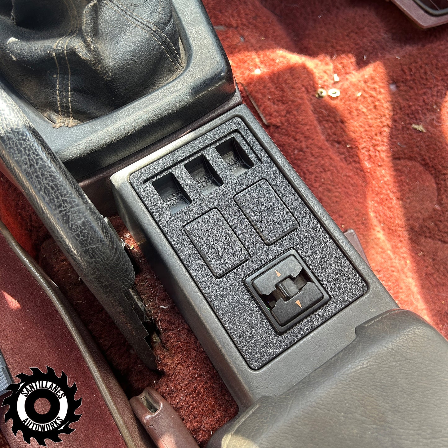 Mazda RX7 FC Center Console Switch Plate